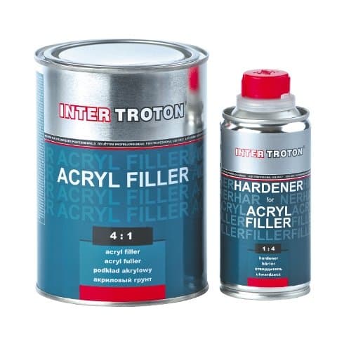 Troton Inter 2K Acrylic Primer HS 4:1 0.8 L White + Hardener 0.2 L
