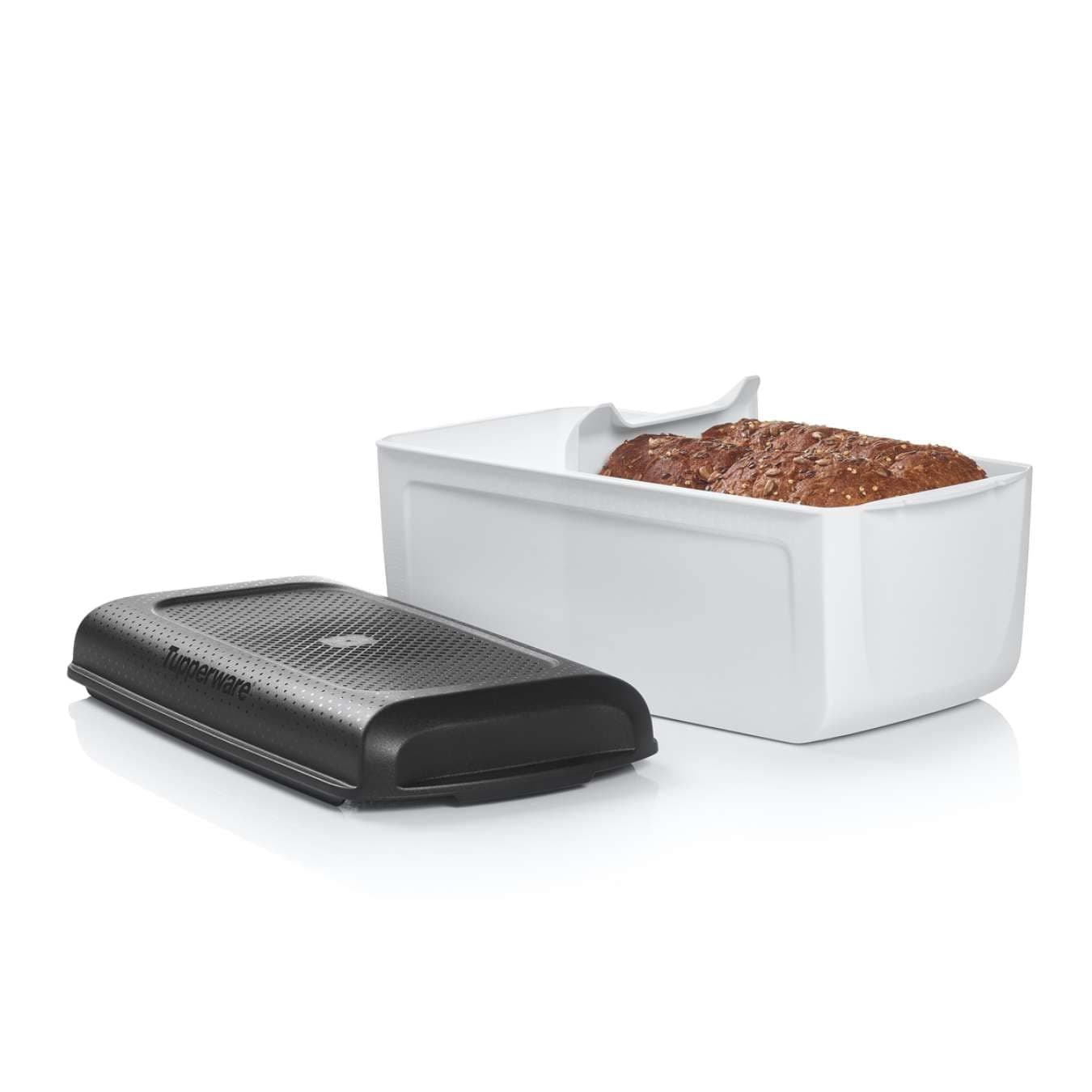 BreadSmart Junior - Innovative Bread Bin Keeps Baked Goods Fresher For Longer - Kitchen Storage Box for Bread, Pastries and Croissants - Base Design Improves Ventilation and Airflow