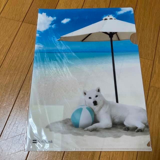 SoftBank 2017 Clear File for Dad Dog