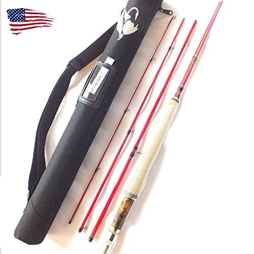 Rough Fish Series Aventik USA 5wt 8ft 1in 4pc Medium Fast action Fiberglass Fly Rod