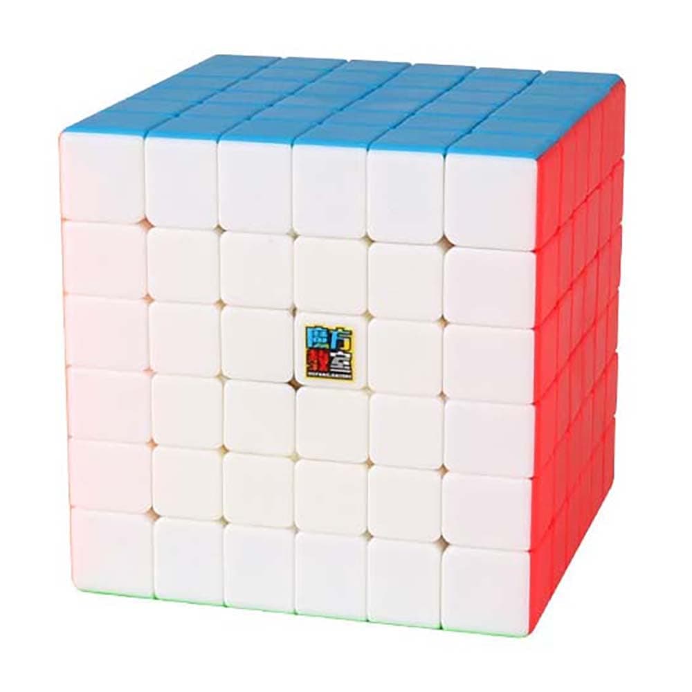 BroMoCubeMoyu Meilong Magic Cube Stickerless MFJS Puzzle Speed Cube Educational Toys for Children (meilong 6)