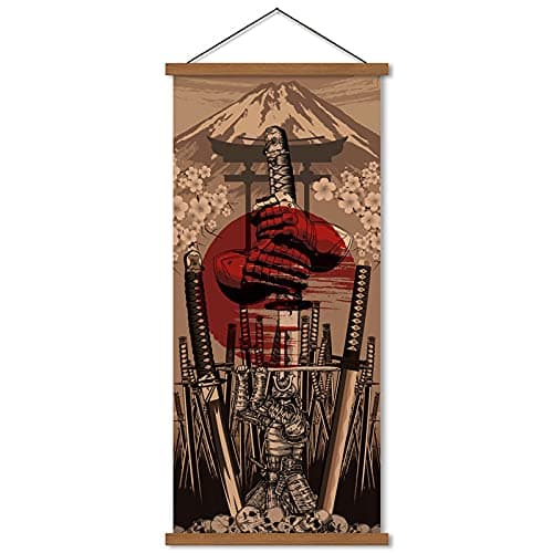 Japan Wall Art Armor Samurai Sword Poster