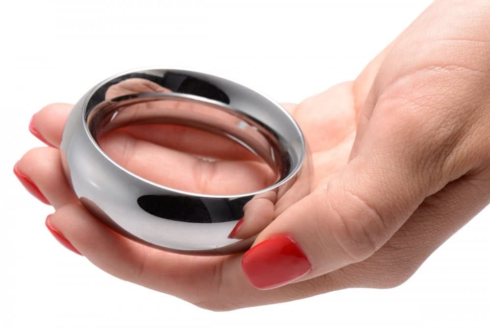 Master Series Stainless Steel Cock Ring Medium