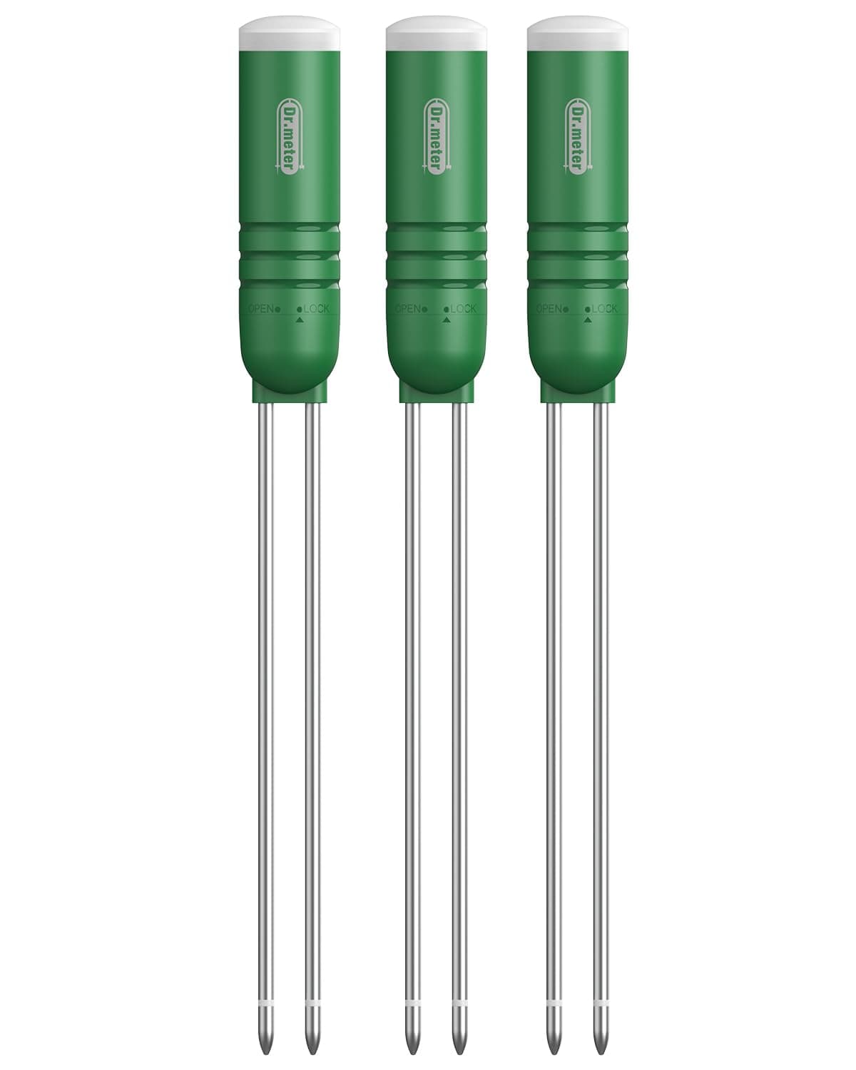 3 Pack Soil Humidity Sensor Probe, Plants Soil Moisture Meter, Accessory Only, Cannot Be Used Alone