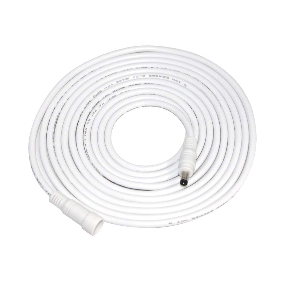 KUNCAN 12ft DC Power Supply Extension Cable 1.35 x 3.5mm Male to Female Jack for CCTV Security IP Camera Charger with DC Power Connector