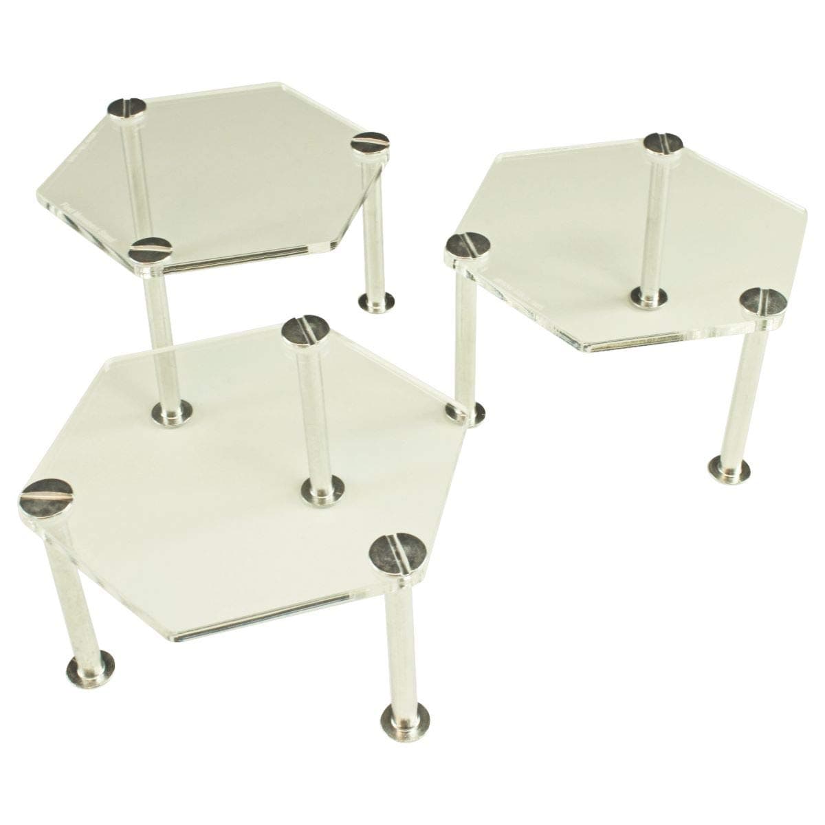 LITKO Deluxe Fleet Movement Stands, Clear (3)