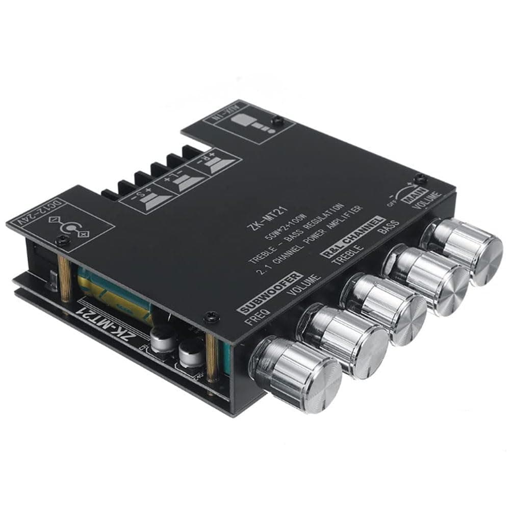 Audio Amplifier Module ZK-MT21 2.1 Channel Bluetooth Digital Power Amplifier Board