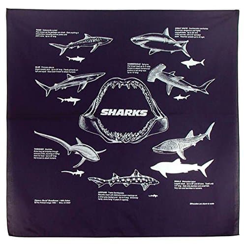 The Printed Image Sharks Bandana 391