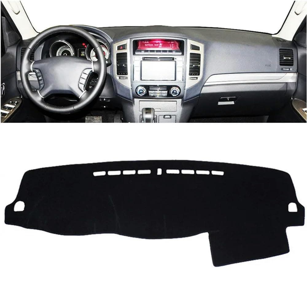 Car Dashboard Cover Anti-Scratch Dash Cover Interior Dash Covers - for Mitsubishi Pajero Montero 2006-2019