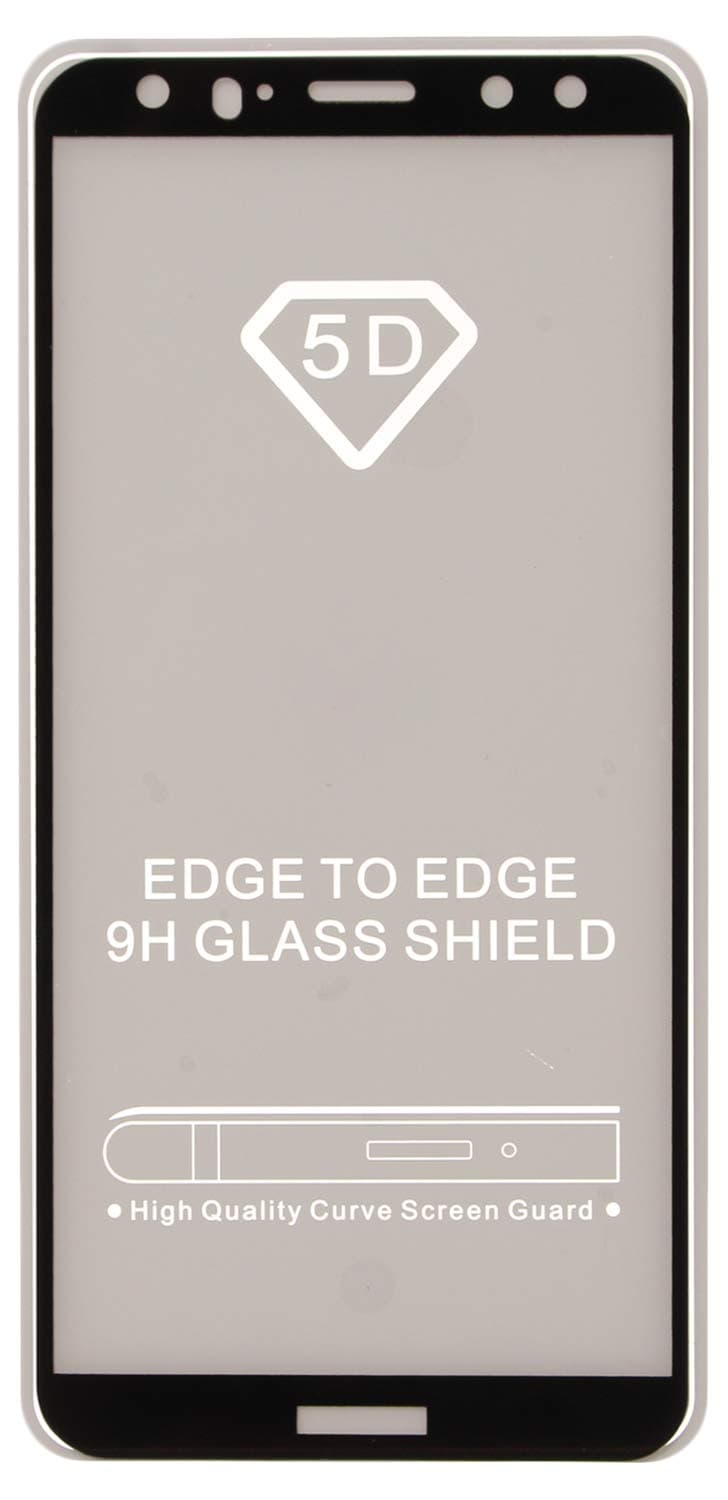 5D Glass Screen Protector for Huawei Mate 10 Lite, Black