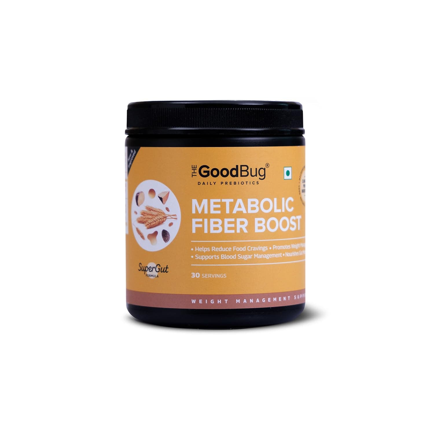 The Good Bug Metabolic Fiber Boost | Promotes Weight Management | Reduces Cravings & Manages Blood Sugar | Plant-based Fiber Supplement | Non-GMO | Gluten Free | 90 Servings