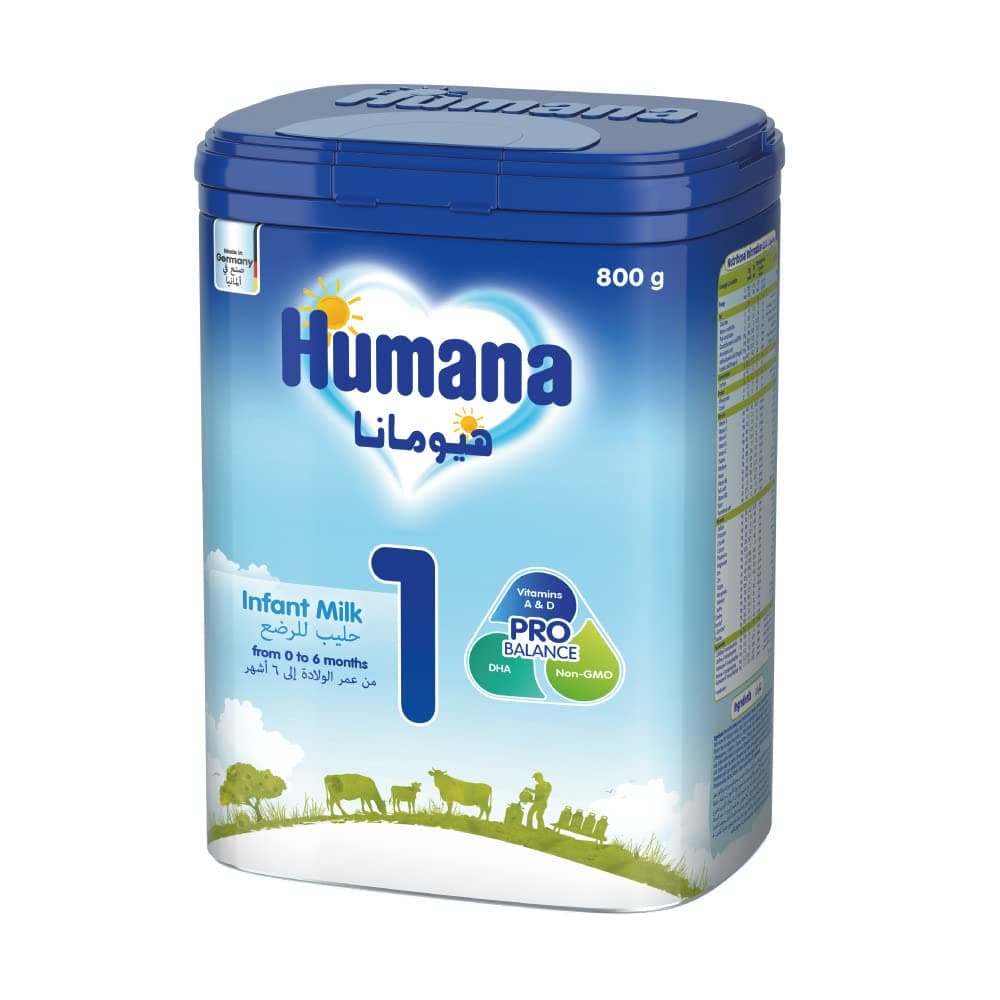 Humana PROBALANCE™ Infant Formula Milk Stage 1 | Non-GMO | Essential Nutrients | 0-6 Months (800G Pack)