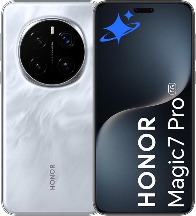 HONOR Magic 7 Pro 5G Lunar Shadow Grey 12GB RAM 512GB Dual SIM With Free Honor Watch 4, Honor choice S7 earbuds & 6 Month 360° Damage Protection* - UAE Version