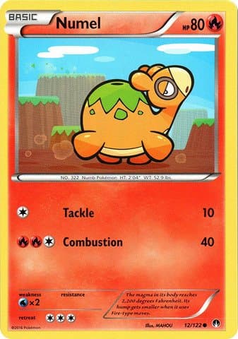 Pokemon - Numel (12/122) - XY Breakpoint