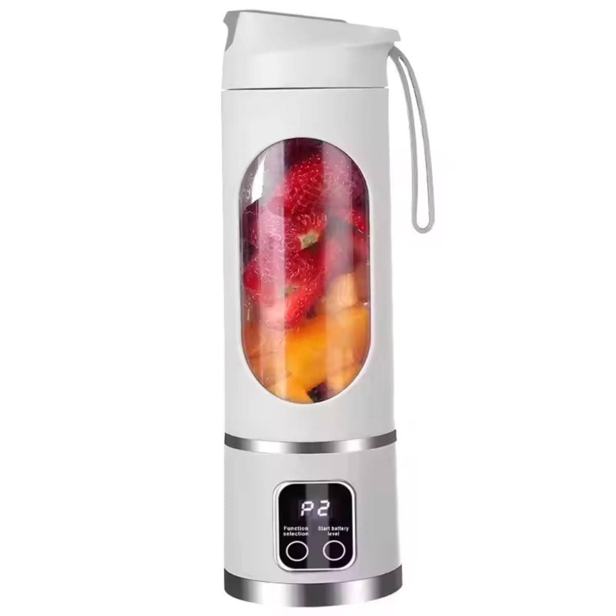 Personal Portable Rechargeable Blender with Six Blades Automatic Handheld USB Fruit Smoothie Juicer Cup Blender Cup