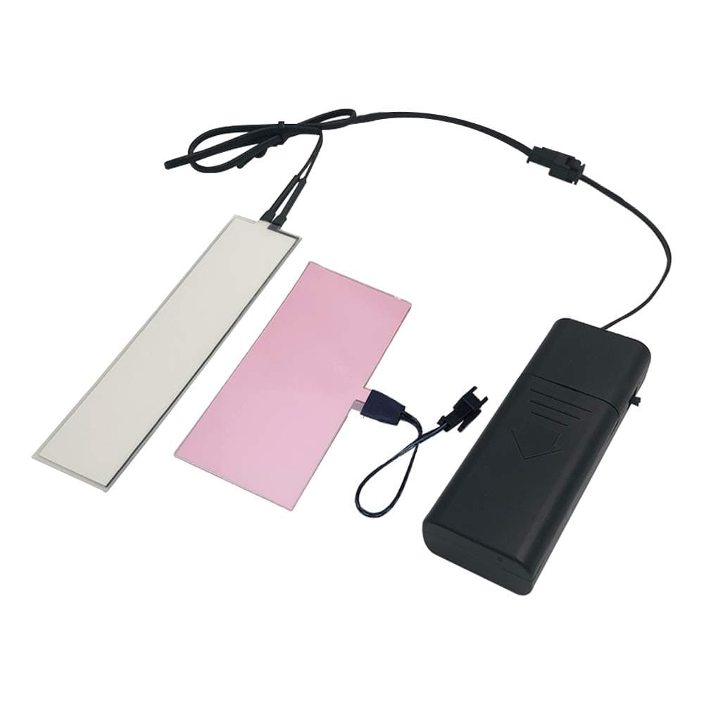 BAR AUTOTECH DIY EL Panel – Flexible Cuttable Electroluminescent Backlight Paper Lamp Sheet with Battery Inverter for Cosplay, Party, Decorate Light, Car, Advertising (1 Set, Battery Inverter)