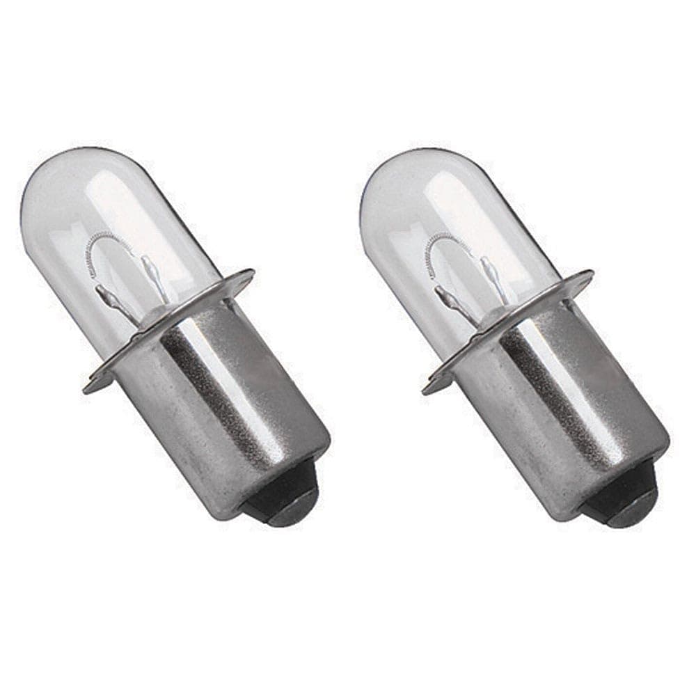 2 Pack 18 Volt Flashlight Replacement 90534275 Xenon Bulb for Porter Cable PC18FL PC180FL PCL180L PC1800L Models