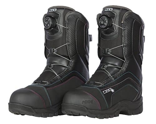 Divas SnowGear Women's Avid Technical Boots with Boa (Black, 7)
