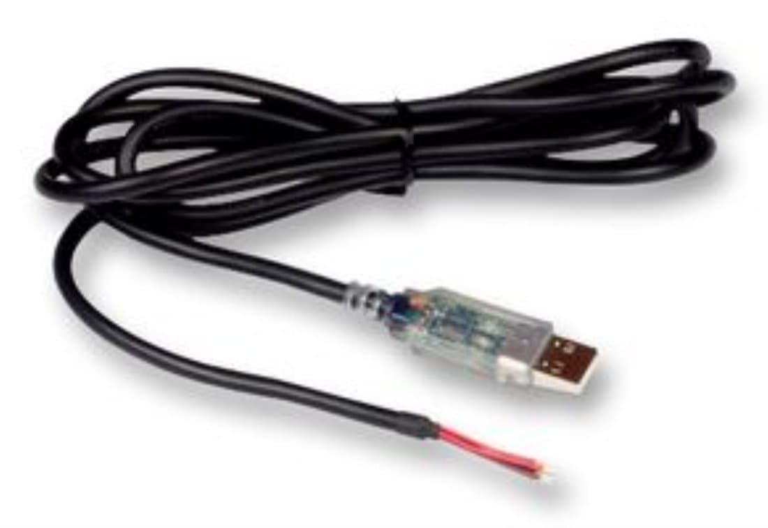 FTDI USB-RS232-WE-1800-BT-0.0 CABLE, USB TO RS232 SERIAL, 1.8M, WIRE END