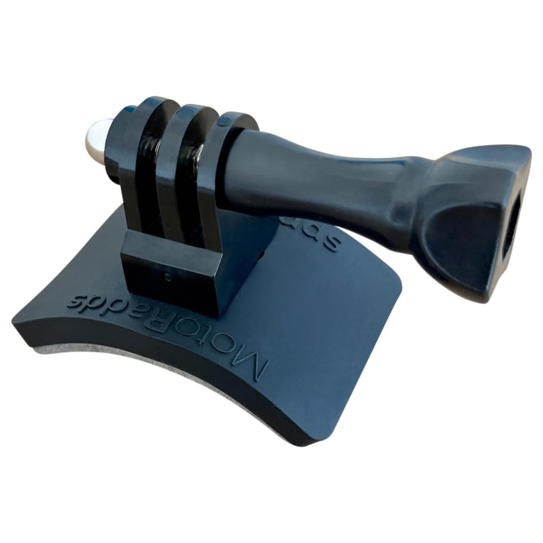 Flex Classic Flexible Adhesive Action Camera Mount for Motorcycle windscreens, MX Visor Peaks, Helmets, fairings, cowls, and More! Compatible with GoPro, Insta360, DJI, Sugru, and More