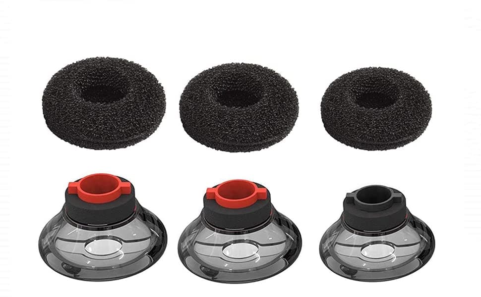 Airsun SML 3Pack Ultra Comfort Eartips with Foam Covers Replacement for Plantronics Voyager 5200/5220 /5210 Series Bluetooth Headset