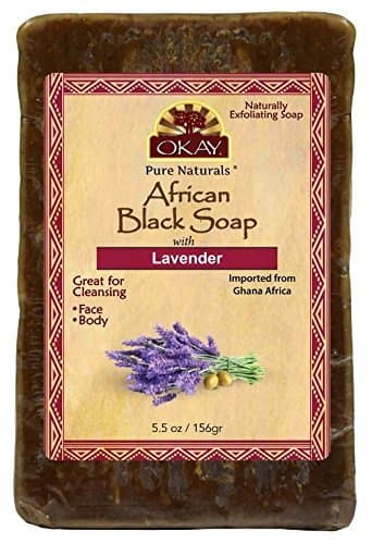 African Black Soap with Lavender 5.5 oz.