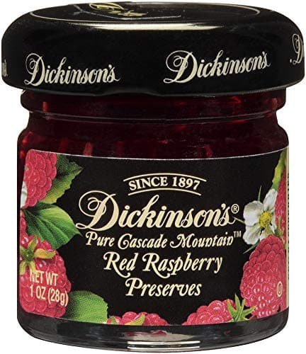 Dickinson'sPure Cascade Mountain Red Raspberry Preserves, 1 Ounce (Pack of 72)