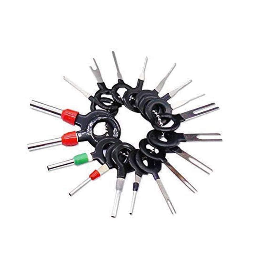 OVER PASSING 36Pcs Set 0.8-8mm Terminal Removal Tool Car Electrical Wiring Crimp Connector Pin Extractor Kit Wiring Harness Terminal Removal Tools