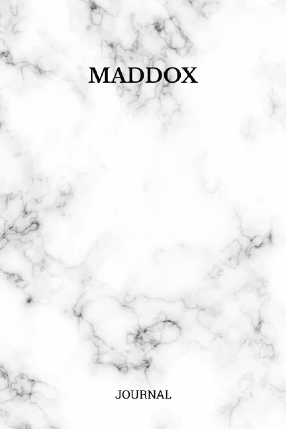 Independently PublishedMaddox Journal: Personalized Notebook Journal with Name for Maddox