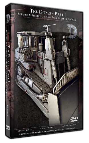 The Dozer - Part 1 - Building & Rendering a High Poly Dozer in 3ds Max