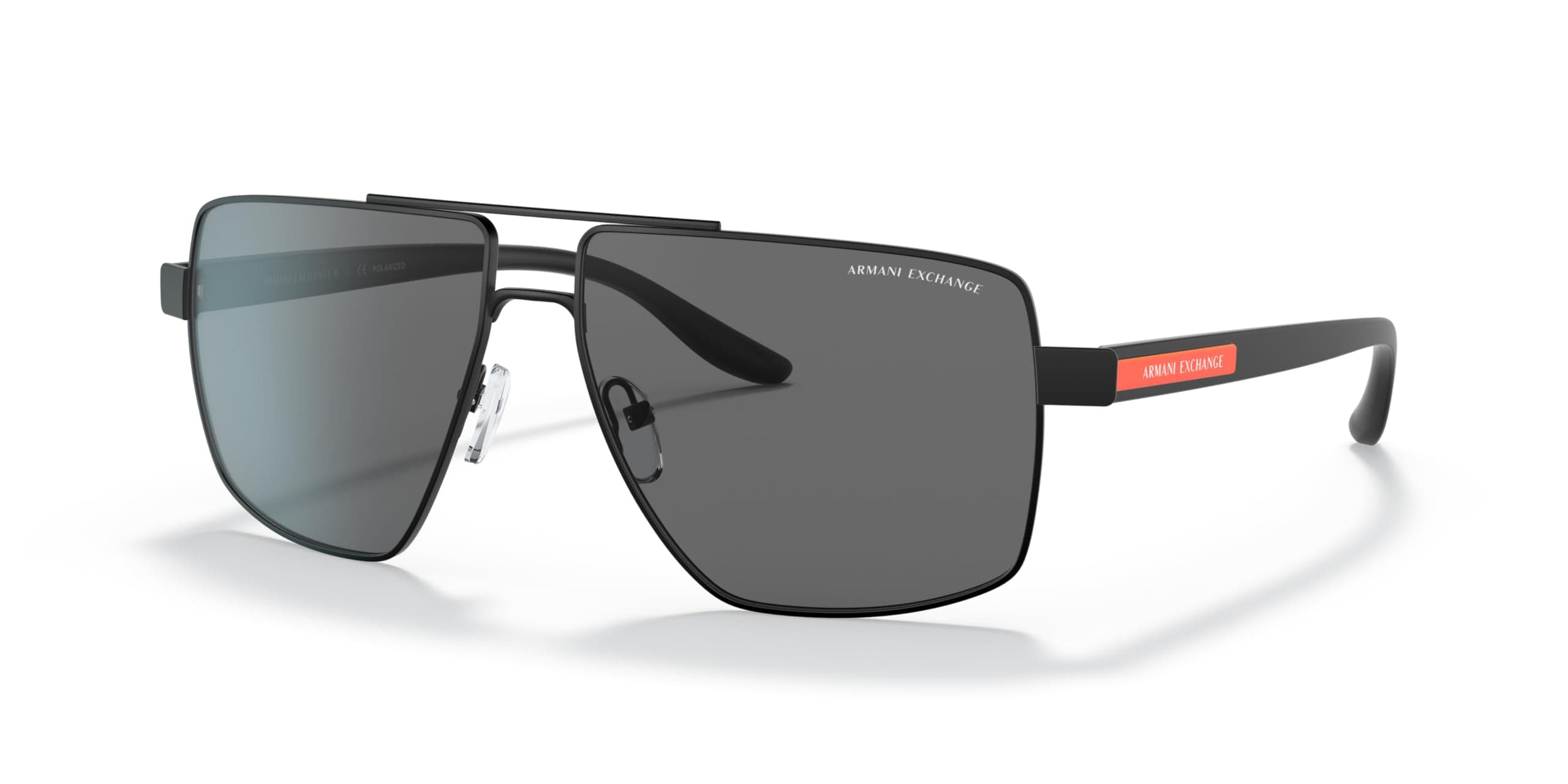 Men's Ax2037s Square Sunglasses