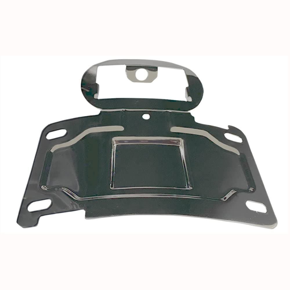 License Plate Relocation Mount for 2014+ Harley-Davidson Touring - Chrome