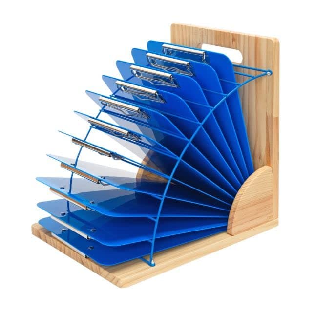 Really Good Stuff Store More Clipboard Stand - Organizational Tool, Easy Assembly, Sturdy Clipboard Holder - Teacher Supplies, Home Office Storage