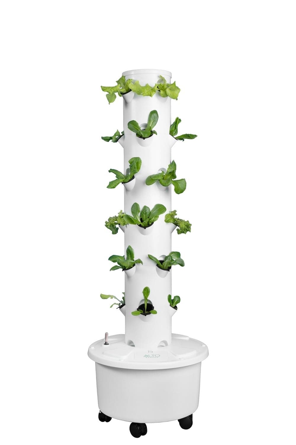 GX Hydroponic Tower | Vertical Planter Tower | Hydroponics Growing System Kit | Food Grade with 24 Net Pots (Without Lights)