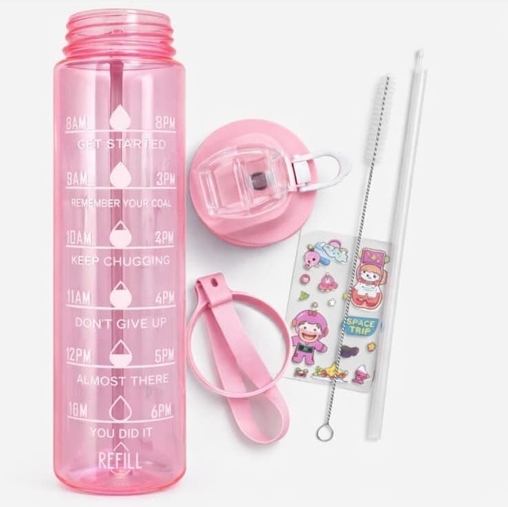 Motivational Water Bottle (Blue)