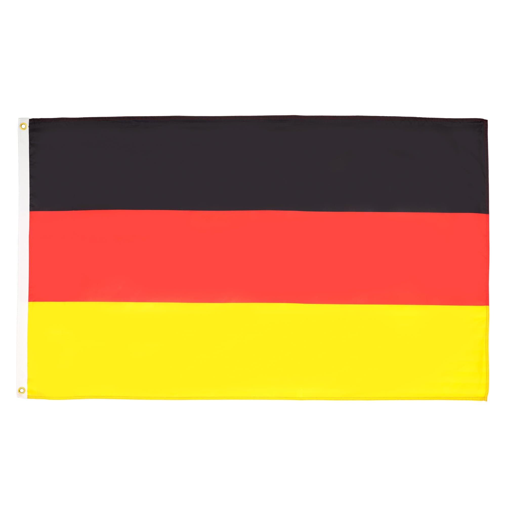 Germany Flag - 2x3 Ft - 100D Polyester German Banner with Two Metal Grommets - Fade Resistant - Vivid Colors - 2' x 3' Feet - 90x60 Cm