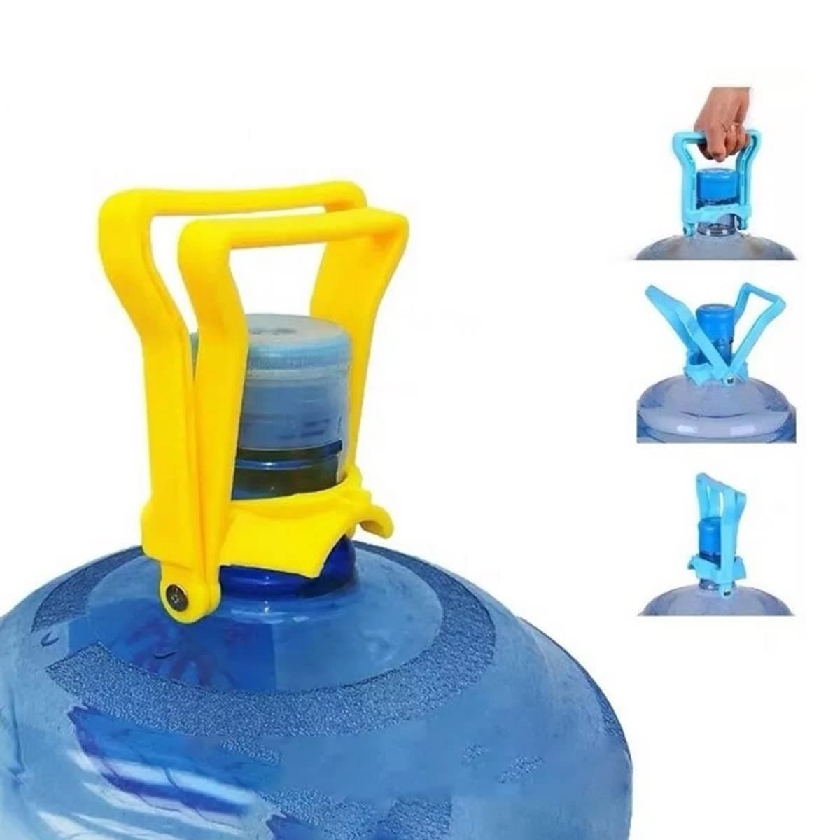 20 Liter Water Bottle Carry Handle (1 Piece), Note- Only 1 Pc Lifting Handles, No Bottle Or Jar Included.,Yellow, Plastic