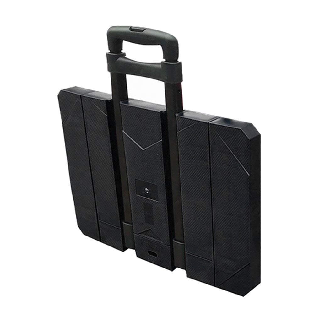 DBSCD Multi Function Six Wheeled Folding Hand Flatbed Moving Trolley & Garden Cart Sack Truck, Collapsible Outdoor Utility Wagon Portable Shopping Cart