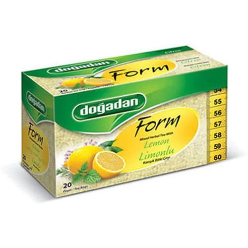 Premium Form Mixed Herbal Tea with Lemon (1 box / 20 teabags)