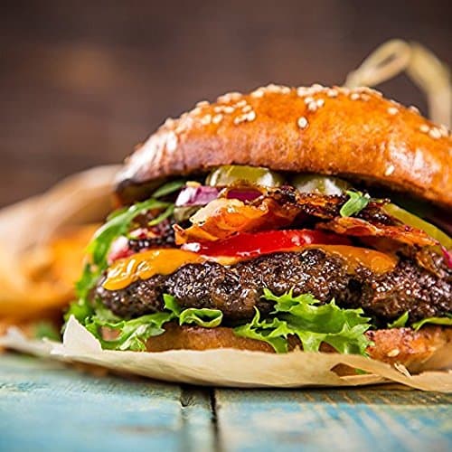 100% Grass Fed Beef Burgers - 1/4 EA Each - Package Of 60 - Delicious & Healthy Burger Patty, Protein & Omega-3 Rich Gourmet Hamburger Meat, Juicy & Ready To Cook, Classic American BBQ Choice