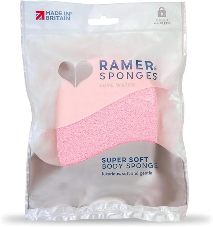 Super Soft Body Sponge (Strawberry Pink)