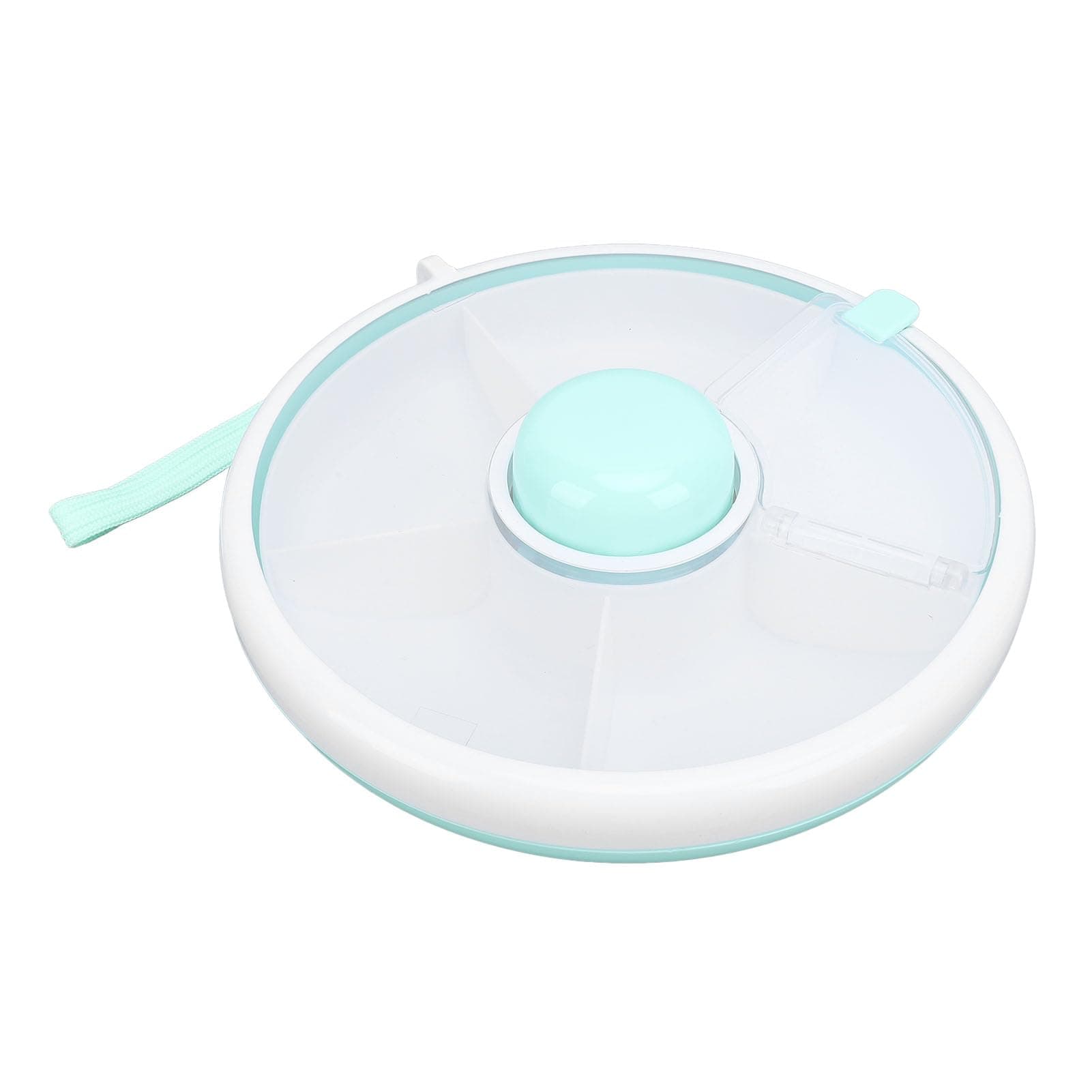 Kids , 360° Rotating Fruit Storage Box with Large Capacity and Sealed Design for Children, ABS Material Snack Container with Lid for Home (-2016240006211)