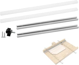DIY Crosscut Table Saw Sled Kit with a Specific Guide Booklet to Build Your Own Tablesaw for More Accurate and Safer Saw Working, Table Saw Accessories, Pack of 1