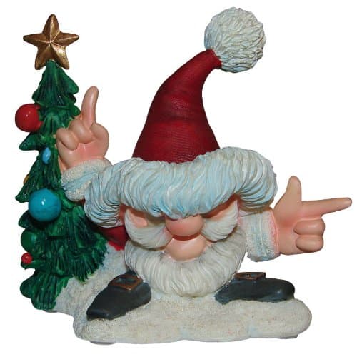 CoolDude Santa Holiday Figurine