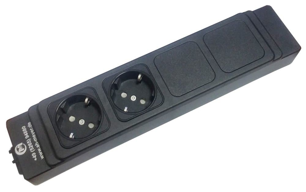 2470GD2093 A&H MEYER NETBOX M4 - 2 x Schuko - GST 18 Connector System (AHM Germany)