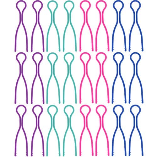 Xgood 100 Pieces Bobbin Holder Bobbin Thread Holders Colorful Bobbin Clips Bobbin Buddies Holders for Sewing Machine,Bobbins Organizer (4 Colors)