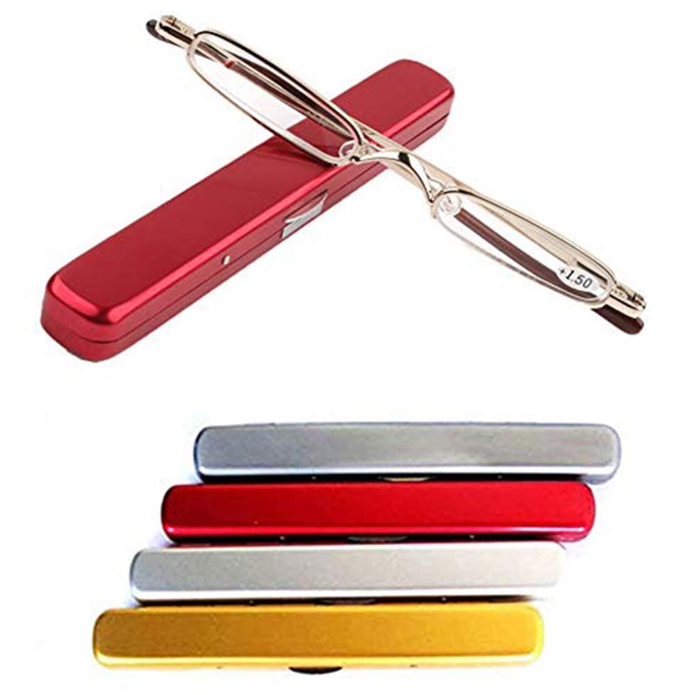 Interesting +3.5 Unisex Ultra Thin Mini Design Portable Spectacle Presbyopic Glasses/Reading Glasses (Color Random)