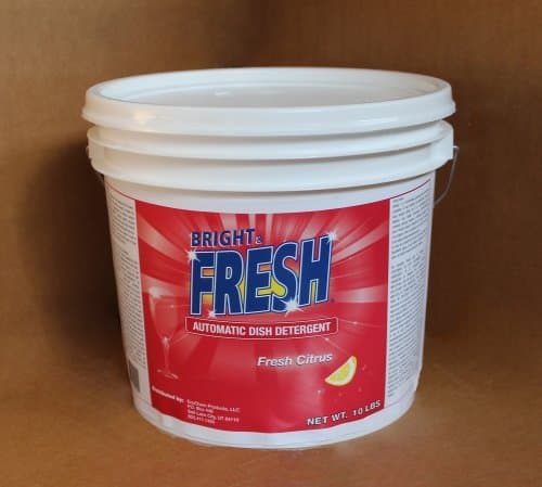 Dishwasher Detergent with Phosphate Dish Soap by Bright and Fresh