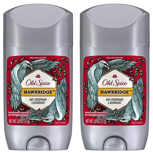 Old Spice Antiperspirant Deodorant, Hawkridge, 2.6 oz (2-Pack)