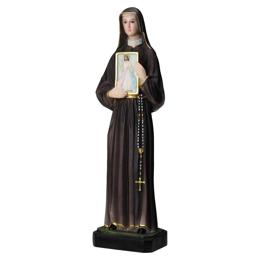 St. Faustina Indoor Statue 20" Onyx - 30 Day